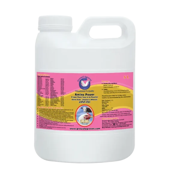 Amino Power - A Combination of 46 Amino Acids, Vitamins, and Minerals for the Growth, Weight Gain and Immunity of Birds, Animals and Aquaculture