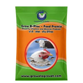 Grow B-Plex – Feed Premix: Vitamins And Minerals Feed Premixes With 19 Compositions For Aquacultures, Animals And Birds.