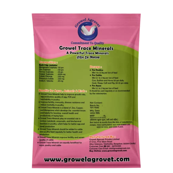 Growel Trace Minerals-Trace Minerals For Aquacultures, Animals And Poultry.