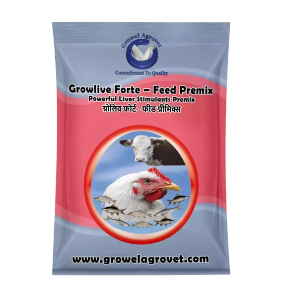 Growlive Forte – Feed Premix: Liver Stimulants Feed Premix For Aquacultures, Animals And Poultry