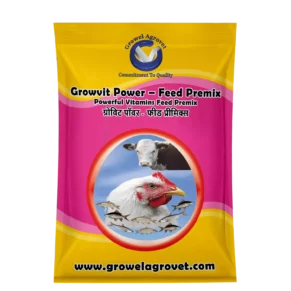 Growvit Power - Feed Premix: Powerful Vitamins Feed Premix for Poultry and Animals.