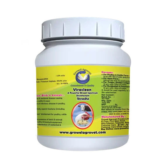 Viraclean – A Powerful Broad Spectrum Disinfectant for Poultry, Aquacultures, Animals And Birds