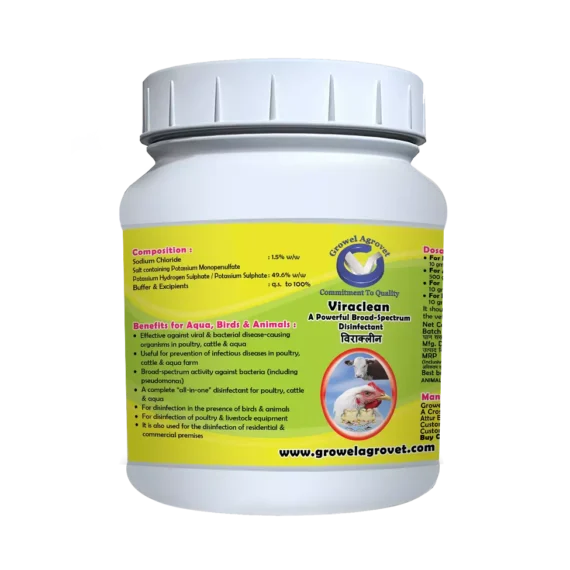 Viraclean – A Powerful Broad Spectrum Disinfectant for Poultry, Aquacultures, Animals And Birds