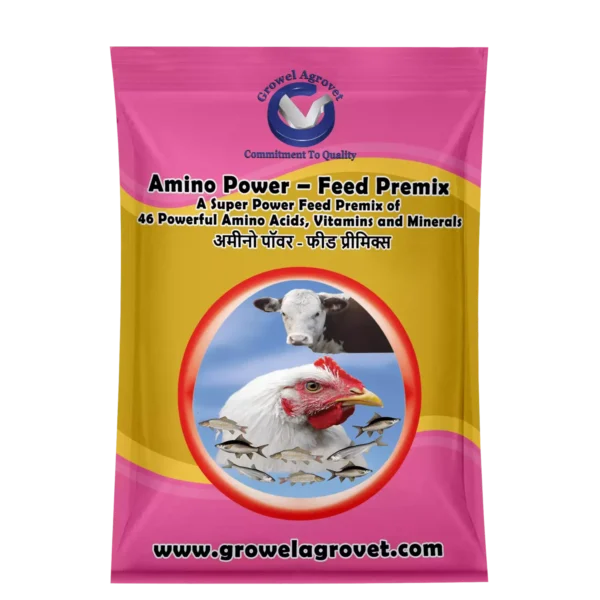 Feed Premix: A Super Power Feed Premix with 46 Amino Acids, Vitamins and Minerals for Aquaculture,Poultry, Cattle, Horses, Pigs, Goats and Sheep