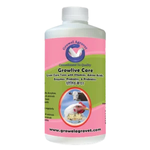 Growlive  Care – Pig and Swine Liver Tonic with Vitamins, Amino Acids, Probiotics, and Liver Stimulants