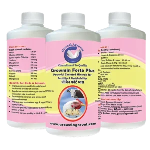 Growmin Forte Plus: Advanced Chelated Minerals for Poultry