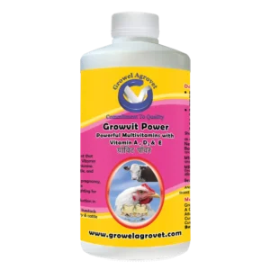 Growvit Power - A Powerful Multivitamins (Vitamin AD3E) for Horse and Equine