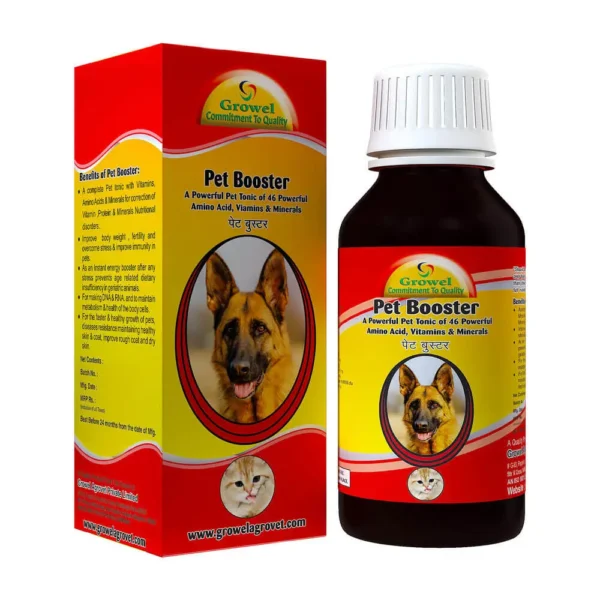 Pet Booster: A Powerful Dog and Cat Supplement of 46 Powerful Amino Acids, Vitamins, and Minerals.