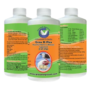 Grow B-Plex – B-Complex for Veterinary use in Aquaculture,Fish and Prawns